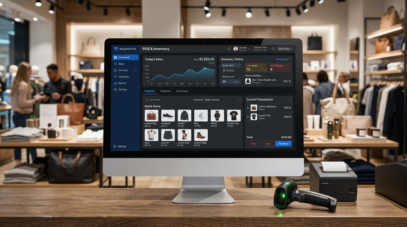 Commerce POS screenshot