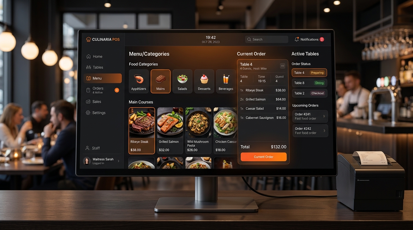EasyResto POS screenshot